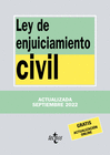 LEY DE ENJUICIAMIENTO CIVIL (ACTUALIZADA SEPT. 2022)