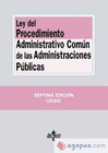 LEY DEL PROCEDIMIENTO ADMINISTRATIVO COMÚN DE LAS ADMINISTRACIONES PÚBLICAS
