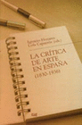 CRITICA DE ARTE EN ESPAÑA 1830 1936