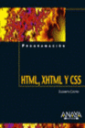 PROGRAMACION HTML, XHTML Y CSS