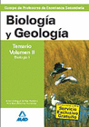 CUERPO DE PROFESORES DE ENSEANZA SECUNDARIA. BIOLOGA Y GEOLOGA. TEMARIO. VOLUMEN 2. BIOLOGA 1