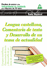 LENGUA CASTELLANA. COMENTARIO DE TEXTO Y DESARROLLO DE UN TEMA DE ACTUALIDAD. PR