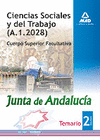 CIENCIAS SOCIALES Y DEL TRABAJO DE LA JUNTA DE ANDALUCA. CUERPO SUPERIOR FACULTATIVO.TEMARIO PARTE ESPECFICA VOLUMEN 2