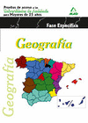 GEOGRAFA. PRUEBAS DE ACCESO A LA UNIVERSIDAD PARA MAYORES DE 25 AOS. UNIVERSID