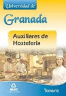 AUXILIARES DE HOSTELERA DE LA UNIVERSIDAD DE GRANADA. TEMARIO
