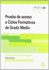 PRUEBAS DE ACCESO A CICLOS FORMATIVOS DE GRADO MEDIO. ANDALUCA. PARTE CIENTFICO-TECNOLGICA. MATEMTICAS