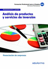 UFO0338.ANLISIS DE PRODUCTOS Y SERVICIOS DE INVERSIN. FAMILIA PROFESIONAL ADMINISTRACIN Y GESTIN. CERTIFICADOS DE PROFESIONALIDAD