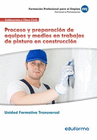 UNIDAD FORMATIVA TRANSVERSAL. PROCESO Y PREPARACI�N DE EQUIPOS Y MEDIOS EN TRABAJOS DE PINTURA EN CONSTRUCCI�N. FAMILIA PROFESIONAL EDIFICACI�N Y OBRA