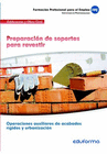 (TRANSVERSAL) PREPARACIN DE SOPORTES PARA REVESTIR. FAMILIA PROFESIONAL EDIFICACIN Y OBRA CIVIL