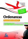 ORDENANZAS. PERSONAL LABORAL (GRUPO V) DE LA ADMINISTRACI�N DE LA COMUNIDAD AUT�NOMA DE EXTREMADURA. TEST ESPECIFICO Y SUPUESTOS PR�CTICOS