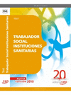 TRABAJADOR SOCIAL INSTITUCIONES SANITARIAS. TEST
