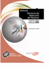 MANUAL T�CNICAS DE SELECCI�N DE PERSONAL. FORMACI�N PARA EL EMPLEO