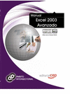 MANUAL EXCEL 2003 AVANZADO. FORMACIN PARA EL EMPLEO