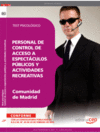 PERSONAL DE CONTROL DE ACCESO A ESPECTCULOS PBLICOS Y ACTIVIDADES RECREATIVAS COMUNIDAD DE MADRID