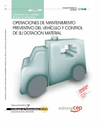 CUADERNO DEL ALUMNO. OPERACIONES DE MANTENIMIENTO PREVENTIVO DEL VEHCULO Y CONT