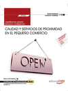 CUADERNO DEL ALUMNO. CALIDAD Y SERVICIOS DE PROXIMIDAD EN EL PEQUEO COMERCIO