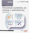MANUAL PROGRAMA ELEMENTAL DE LENGUA Y MATEMATICAS (SSCE28EXP)