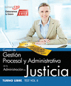 CUERPO DE GESTION PROCESAL JUSTICIA LIBRE TEST VOL II
