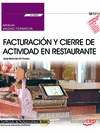 MANUAL. FACTURACI�N Y CIERRE DE ACTIVIDAD EN RESTAURANTE