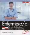ENFERMERO/A. SERVICIO DE SALUD DE CASTILLA Y LEN (SACYL). TEMARIO VOL.IV