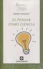 EL PENSAR COMO CIENCIA