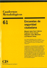 ENCUESTAS DE SEGURIDAD CIUDADANA