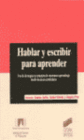 HABLAR Y ESCRIBIR PARA APRENDER