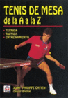 TENIS DE MESA DE LA A A LA Z