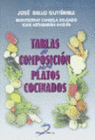 TABLAS DE COMPOSICIN PARA PLATOS COCINADOS