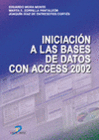 INICIACIN A LAS BASES DE DATOS CON ACCESS 2002