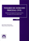 TEMARIO DE DERECHO PROCESAL CIVIL. 5 EDICIN 2012