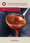 OFERTAS GASTRON�MICAS SENCILLAS Y SISTEMAS DE APROVISIONAMIENTO