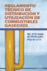 REGLAMENTO TECNICO DE DISTRIBUCION Y UTILIZACION DE COMBUSTIBLES GASEOSOS RD 919