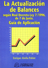 ACTUALIZACION DE BALANCES