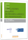 CONCLUSIONES XII CURSO DE RGIMEN JURDICO DE UNIVERSIDADES