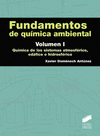 FUNDAMENTOS DE QUIMICA AMBIENTAL. VOLUMEN I