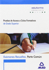 EX�MENES RESUELTOS DE PRUEBAS DE ACCESO A CICLOS FORMATIVOS DE GRADO SUPERIOR. PARTE COM�N. ANDALUC�A
