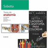 LOTE NETTER CUADERNO DE ANATOM�A PARA COLOREAR + SOBOTTA TEXTO DE ANATOM�A
