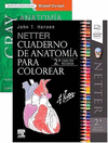 LOTE GRAY ANATOM�A B�SICA + NETTER CUADERNO DE ANATOM�A PARA COLOREAR