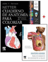 LOTE NETTER CUADERNO DE ANATOM�A PARA COLOREAR + ANATOM�A PARA ESTUDIANTES DE CIENCIAS DE LA SALUD