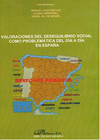 VALORACIONES DEL DESEQUILIBRIO SOCIAL COMO PROBLEM�TICA DEL D�A A D�A EN ESPA�A DVD.