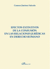 EFECTOS EXTINTIVOS DE LA CONFUSI�N EN LAS RELACIONES JUR�DICAS EN DERECHO ROMANO.