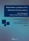 PRINCIPIOS Y JUSTICIA EN EL DERECHO INTERNACIONAL. LIBRO HOMENAJE AL PROFESOR ANTONIO REMIRO BROT�NS