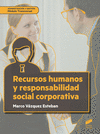 RECURSOS HUMANOS Y RESPONSABILIDAD SOCIAL CORPORATIVA. CFGS.