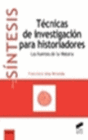 T�CNICAS DE INVESTIGACI�N PARA HISTORIADORES