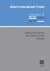 DERECHO INTERNACIONAL PRIVADO. VOLUMEN II