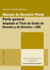 MANUAL DE DERECHO PENAL. PARTE GENERAL.