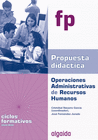 P.D. OPERACIONES ADMINISTRATIVAS DE RECURSOS HUMANOS