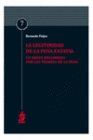 LEGITIMIDAD DE LA PENA ESTATAL