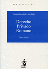 MANUAL DE DERECHO PRIVADO ROMANO